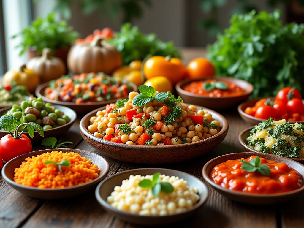Platos mediterráneos plant-based
